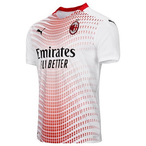 Tailandia Camiseta AC Milan Segunda Equipación 2020-2021 Blanco